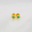 Topos Ojo 0.7g / 4.6mm Oro Amarillo 18K