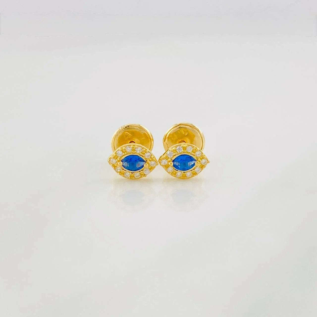 Topos Ojo 0.7g / 4.6mm Oro Amarillo 18K