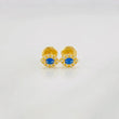 Topos Ojo 0.7g / 4.6mm Oro Amarillo 18K
