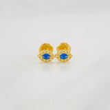 Topos Ojo 0.7g / 4.6mm Oro Amarillo 18K