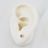 Topos Ojo 0.7g / 4.6mm Oro Amarillo 18K