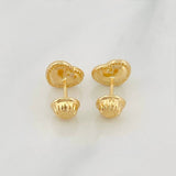 Topos Corazon Bordeado 0.7g / 7.5mm Oro Amarillo 18K