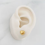 Topos Corazon Bordeado 0.7g / 7.5mm Oro Amarillo 18K