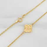 Cadena Aro Seguido Trebol 5.85g / 45cm / 1.7mm Tres Oros 18K