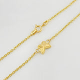 Cadena Aro Seguido Trebol 5.4g / 50cm / 1.62mm Oro Amarillo 18K