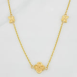 Cadena Aro Seguido Trebol 5.4g / 50cm / 1.62mm Oro Amarillo 18K
