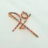 Dije Fe 2.9 g / 4 cm Oro Rosa 18K
