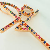 Dije Fe 2.9 g / 4 cm Oro Rosa 18K
