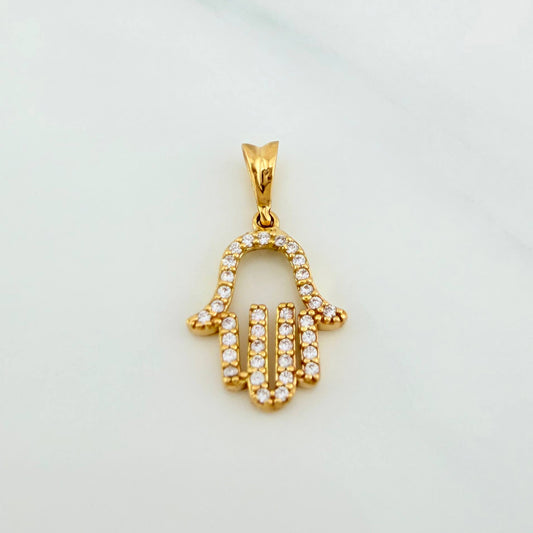 Dije Mano Hamsa 1.15 g / 2 cm Oro Amarillo 18K