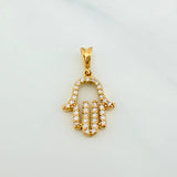 Dije Mano Hamsa 1.15 g / 2 cm Oro Amarillo 18K