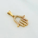 Dije Mano Hamsa 1.15 g / 2 cm Oro Amarillo 18K
