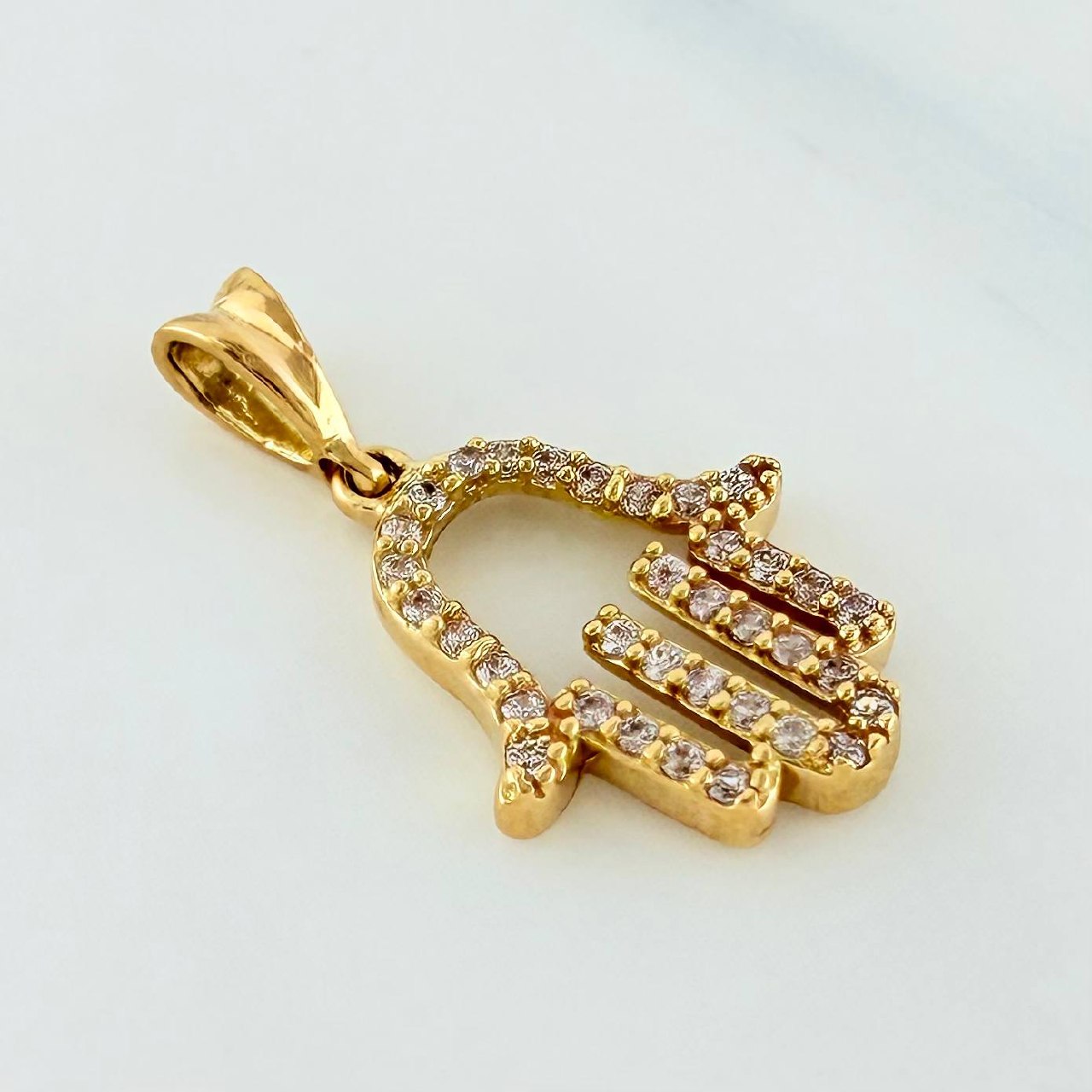 Dije Mano Hamsa 1.15 g / 2 cm Oro Amarillo 18K