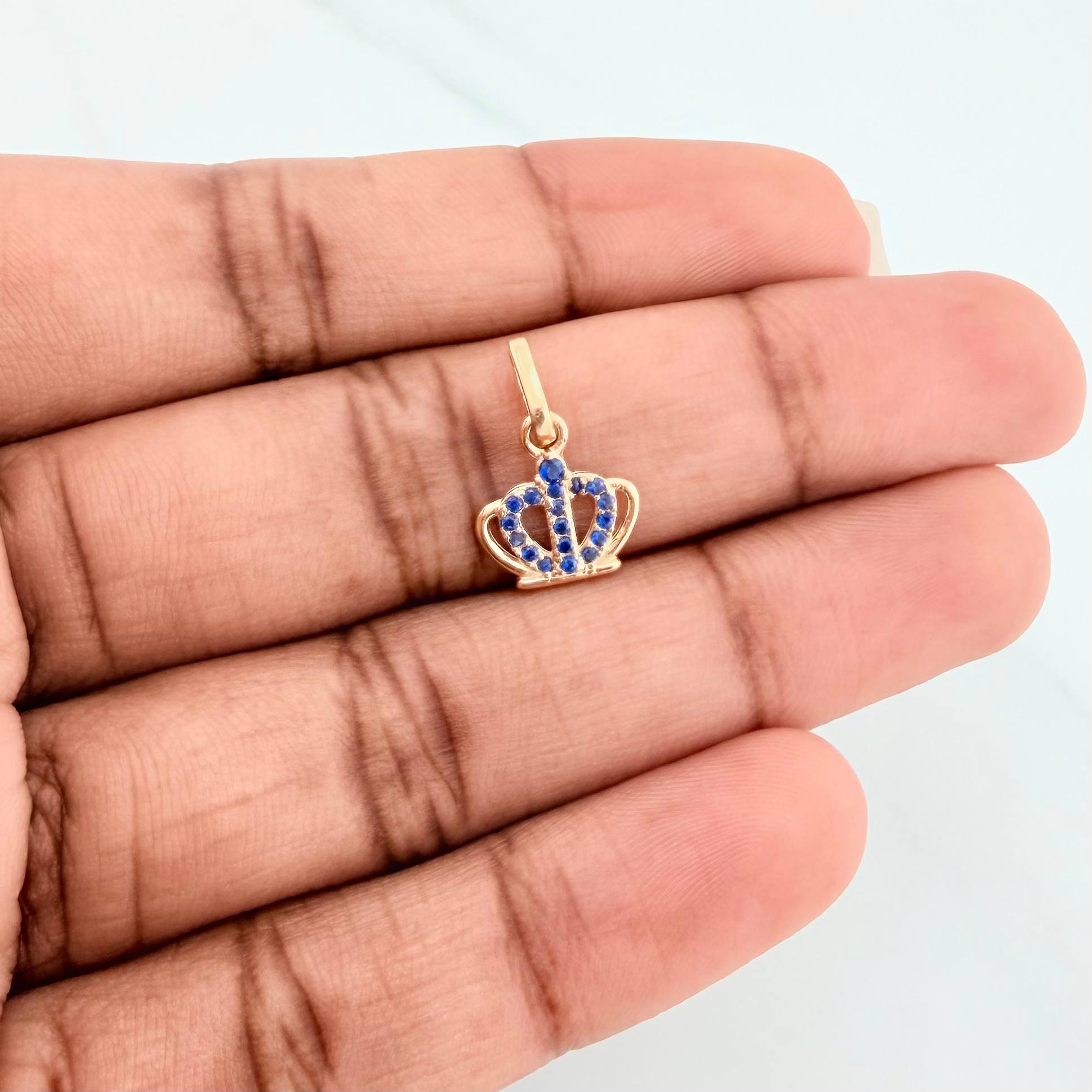 Dije Corona 0.65 g / 1.5 cm Oro Amarillo 18K