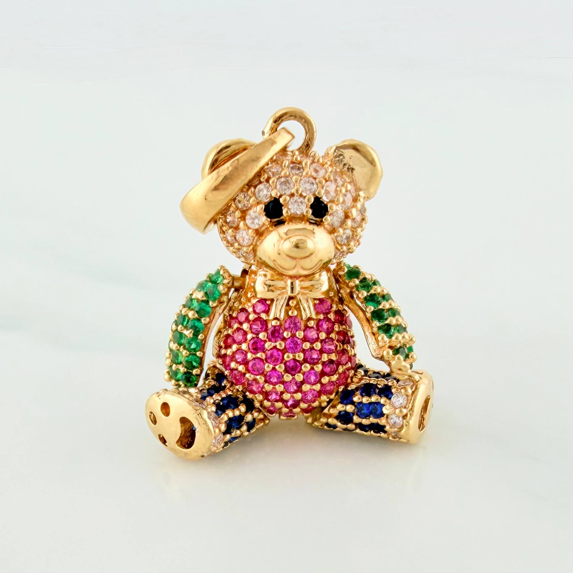 Dije Oso Articulado 5.6 g / 3 cm Oro Amarillo 18K
