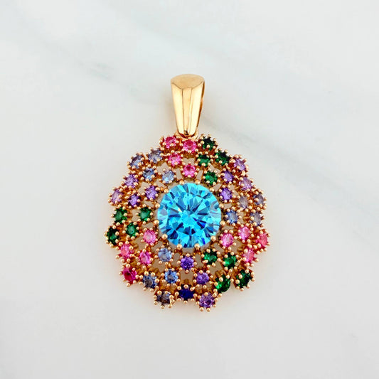 Dije Mandala 5.05 g / 3 cm Oro Amarillo 18K