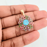 Dije Mandala 5.05 g / 3 cm Oro Amarillo 18K