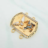 Herraje San Miguel Arcangel 14.2 g / 3.5 cm Tres Oros 18K