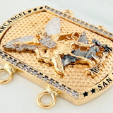 Herraje San Miguel Arcangel 14.2 g / 3.5 cm Tres Oros 18K