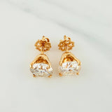 Topos Solitario 3.2 g / 8 mm Oro Amarillo 18K