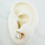 Topos Solitario 3.2 g / 8 mm Oro Amarillo 18K