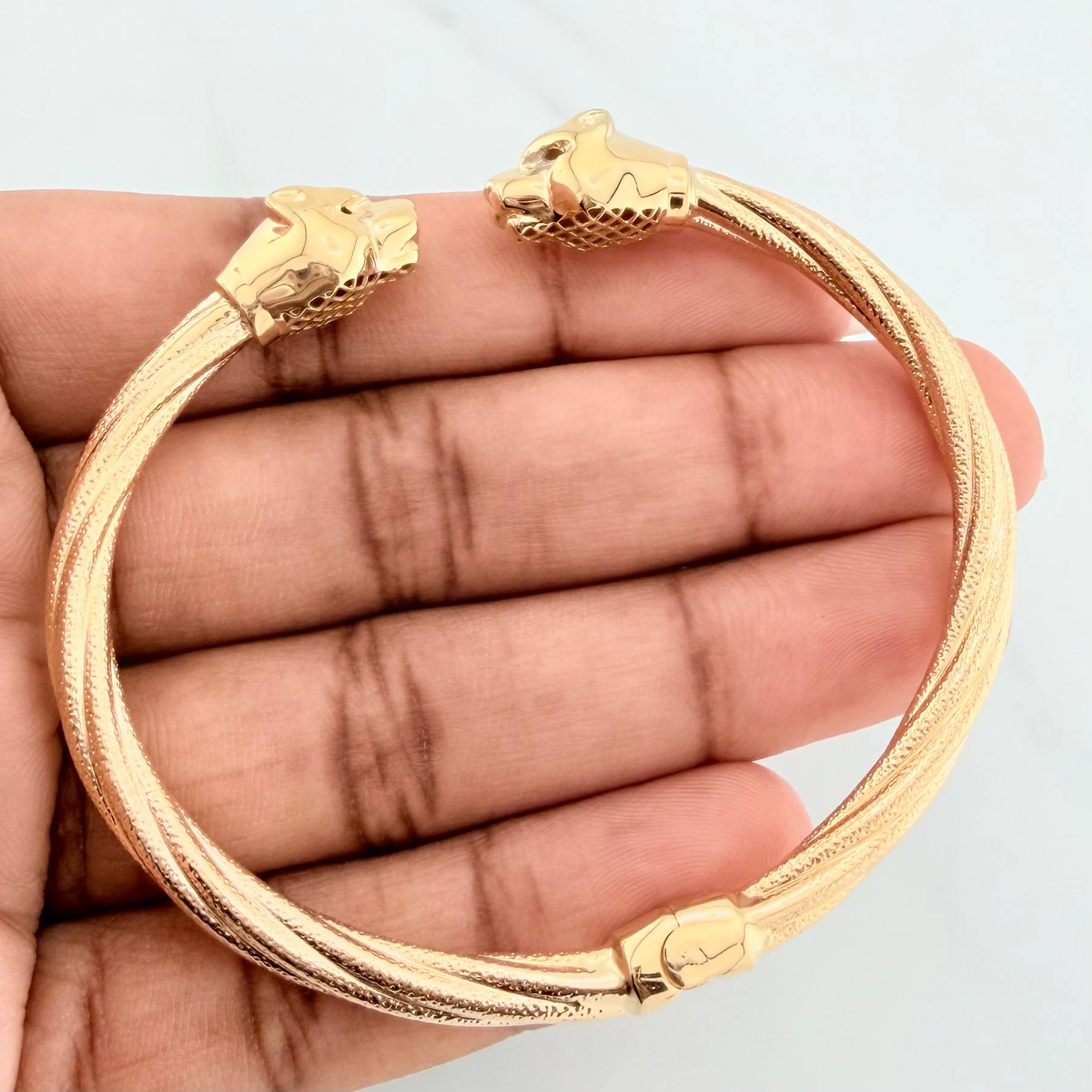Pulso Aro Pantera 12.1 g / 17 cm / 4.45 mm Oro Amarillo 18K