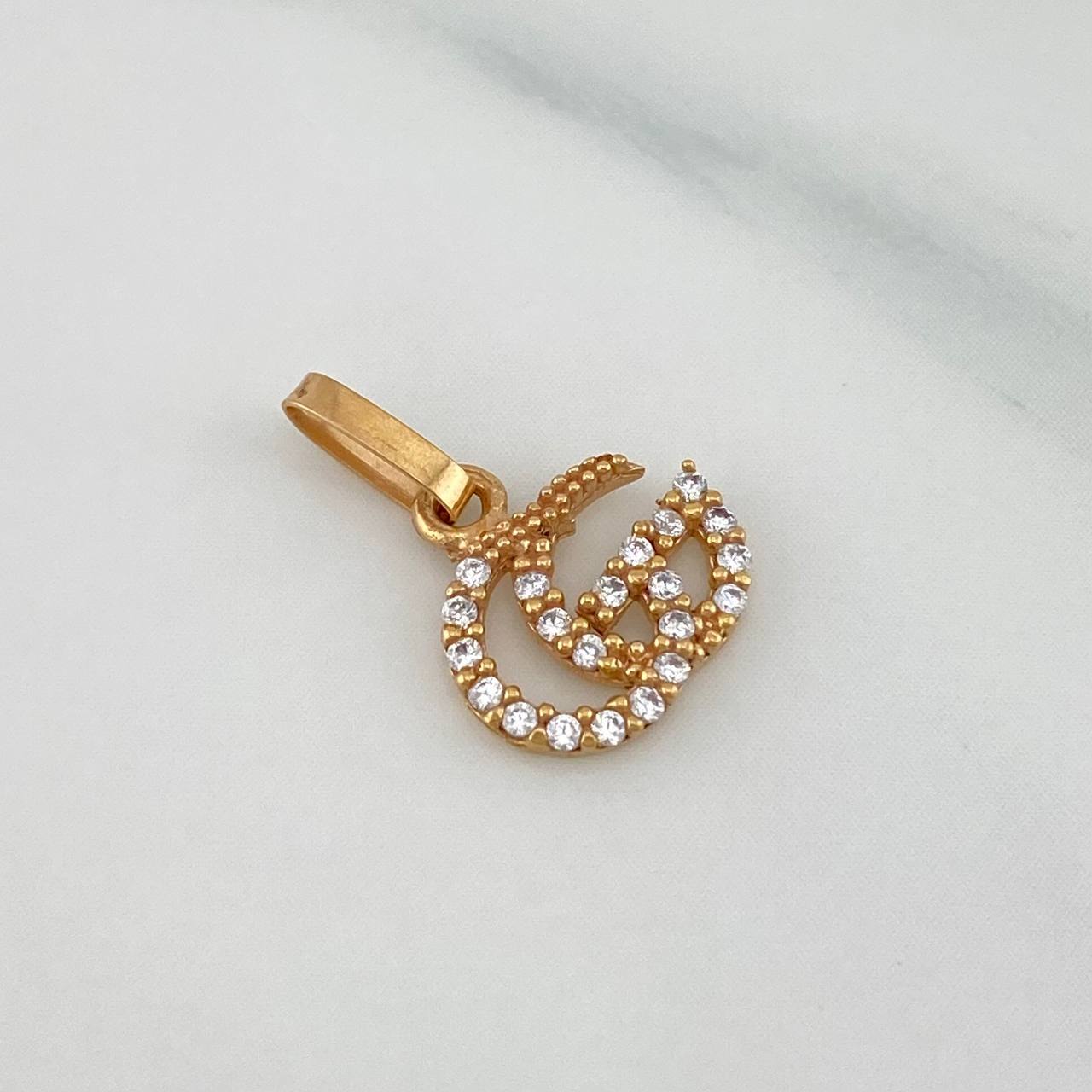Dije Gg 0.55 g / 1.3 cm Oro Rosa 18K