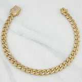 Pulso Cubano 11.25 g / 20 cm / 5.6 mm Oro Amarillo 18K