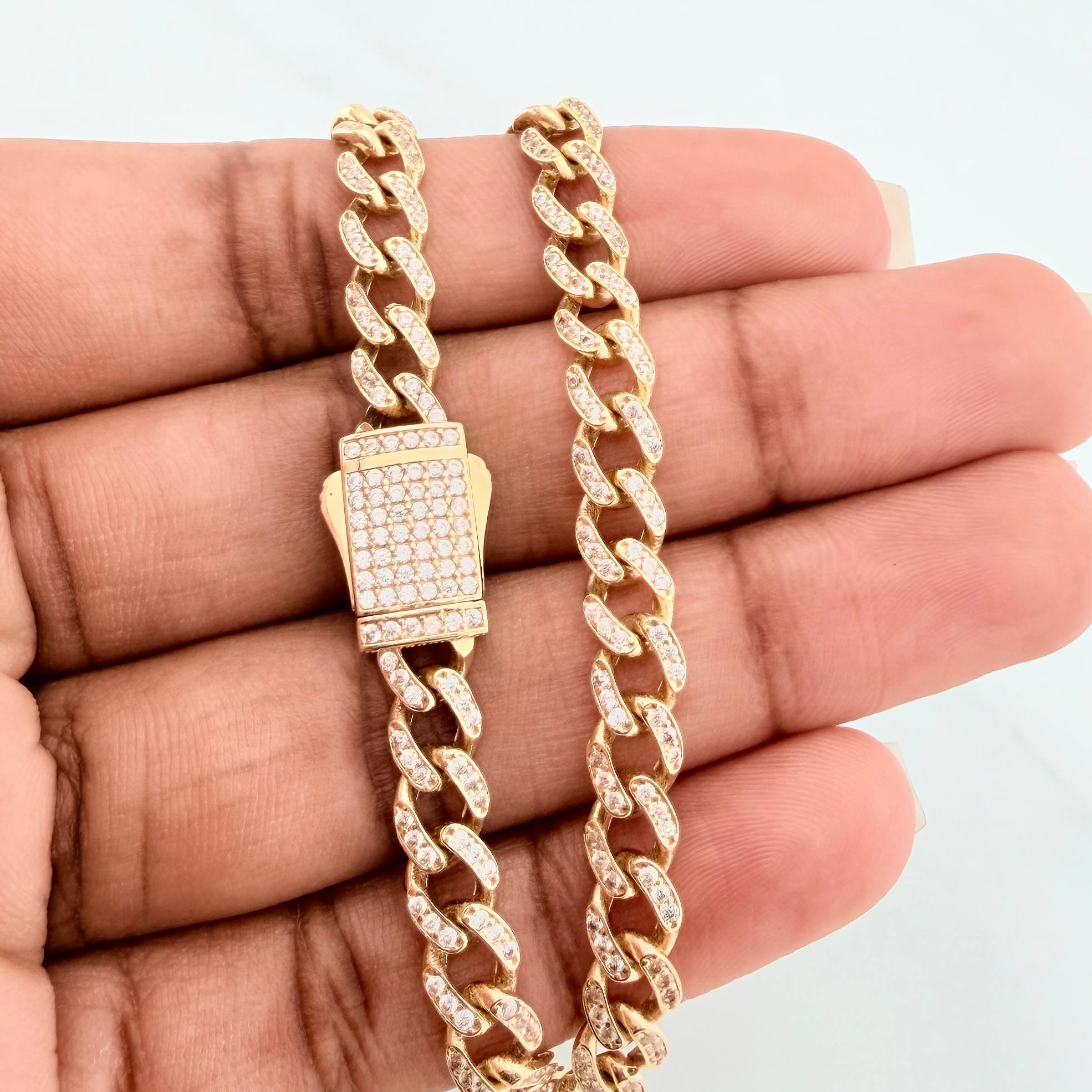 Pulso Cubano 10.95 g / 20 cm / 5.8 mm Oro Amarillo 18K