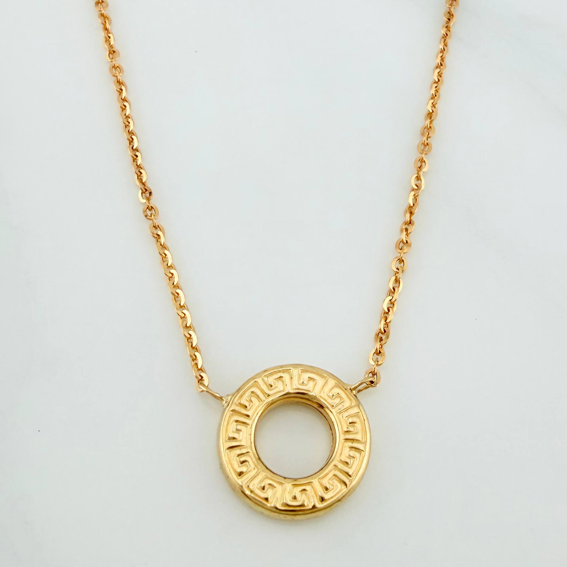 Cadena Tribal Aro Seguido 3.8 g / 46.5 cm / 0.6 mm Oro Amarillo 18K