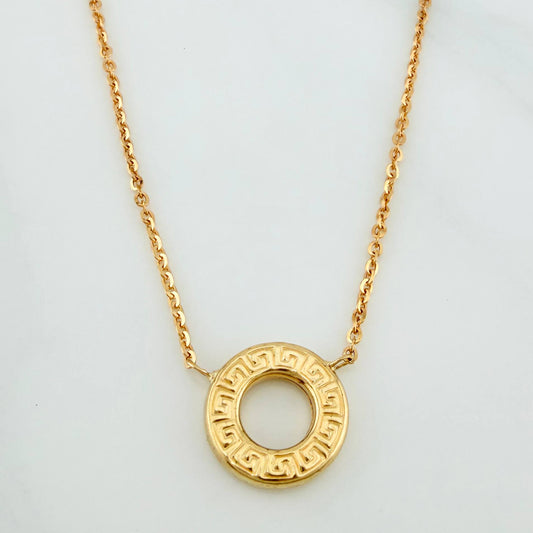 Cadena Tribal Aro Seguido 3.8 g / 46.5 cm / 0.6 mm Oro Amarillo 18K