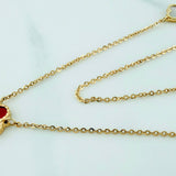 Cadena Trebol Aro Seguido 4.25 g / 45 cm / 0.6 mm Oro Amarillo 18K