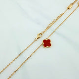 Cadena Trebol Aro Seguido 4.25 g / 45 cm / 0.6 mm Oro Amarillo 18K