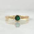 Anillo Solitario Coronado 1.85gr / T5 1/4 / Oro 18K ©