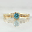 Anillo Solitario Coronado 2.25gr / T7 1/4 / Oro 18K