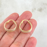 Candongas Daki 1.5gr / 2cm / Oro 18K *