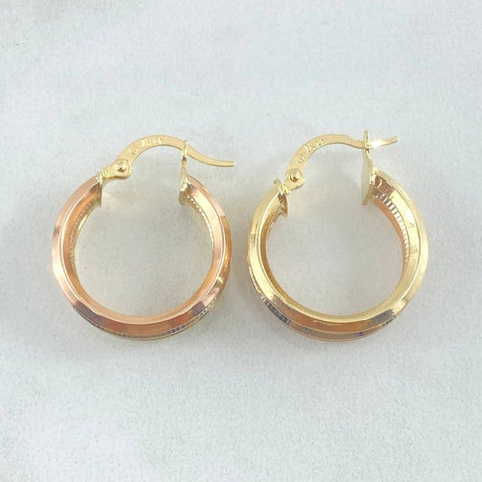 Candongas Aleja 2.45gr / 2.1cm / Oro 18K