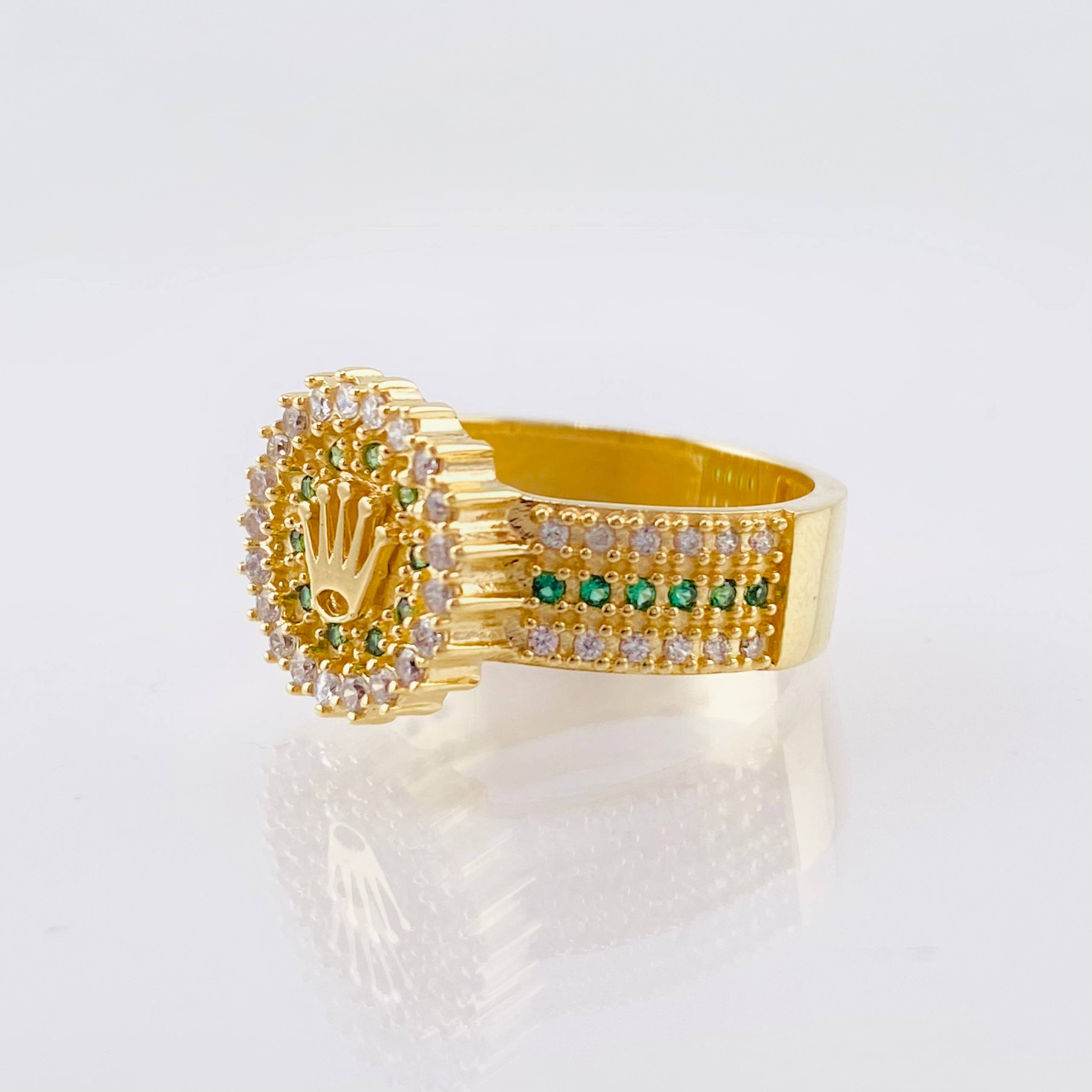 Anillo Corona Rx 5.3gr / T6 1/4 / Oro Amarillo 18K ©