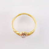 Anillo Corona Milagrosa 3.15gr / T6 3/4 / Tres Oros 18K ©