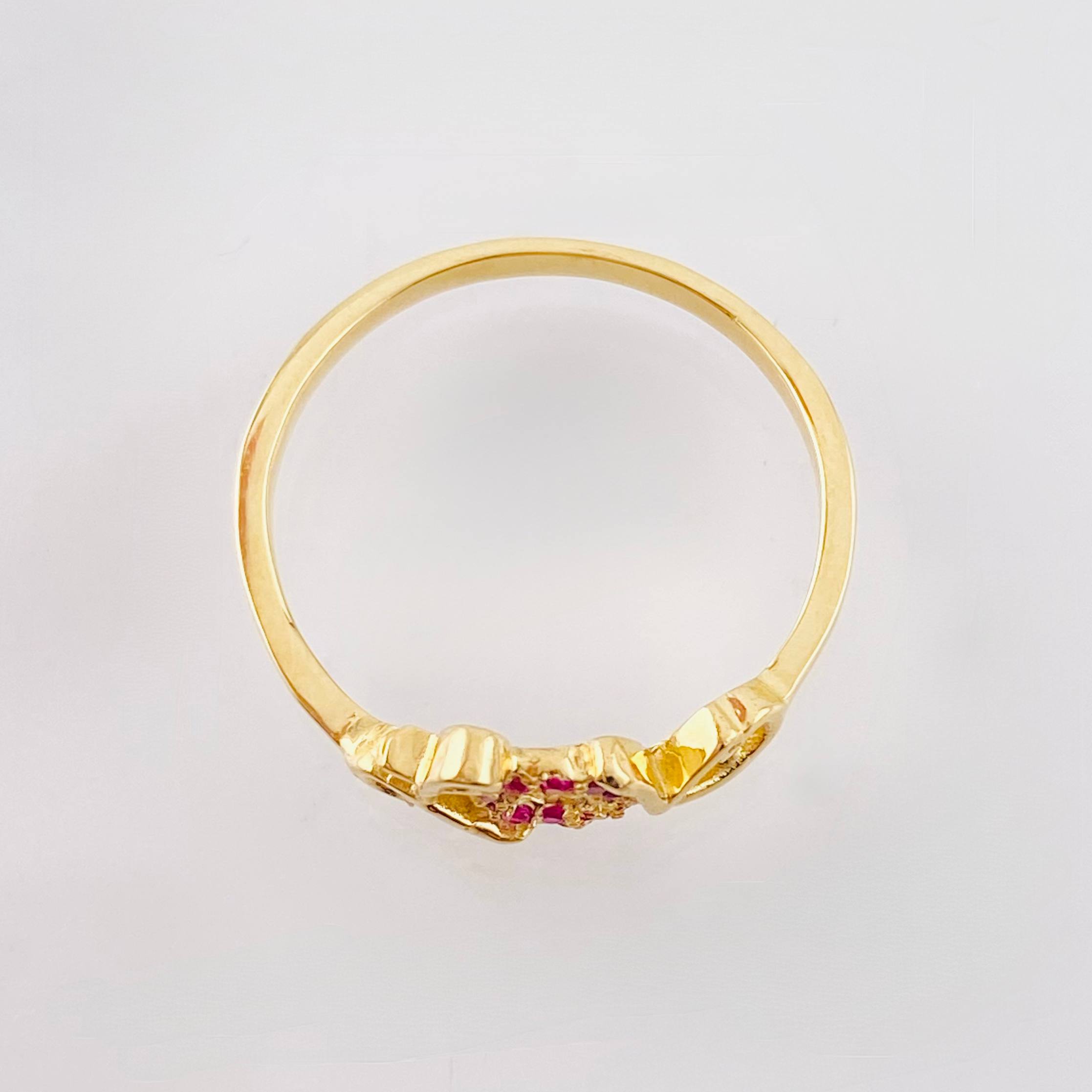 Anillo Love 1.8gr / T7 1/4 / Oro Amarillo 18K