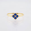 Anillo Flor Trebol 1gr / T7 / Oro Amarillo 18K ©