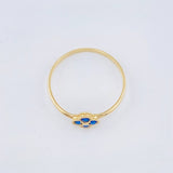 Anillo Flor Trebol 1gr / T7 / Oro Amarillo 18K ©
