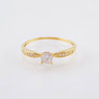 Anillo Solitario 1.4gr / T8 / Oro Amarillo 18K ©