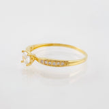 Anillo Solitario 1.4gr / T8 / Oro Amarillo 18K ©