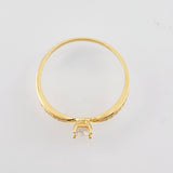 Anillo Solitario 1.4gr / T8 / Oro Amarillo 18K ©