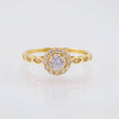 Anillo Halo Ojal 1.75gr / T6 1/4 / Oro Amarillo 18K