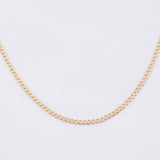 Cadena Cubana 1.6gr / 45cm / 2mm Oro Rosa +1 18K *