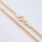 Cadena Cubana 1.65gr / 45cm / 2mm Oro Rosa +1 18K *