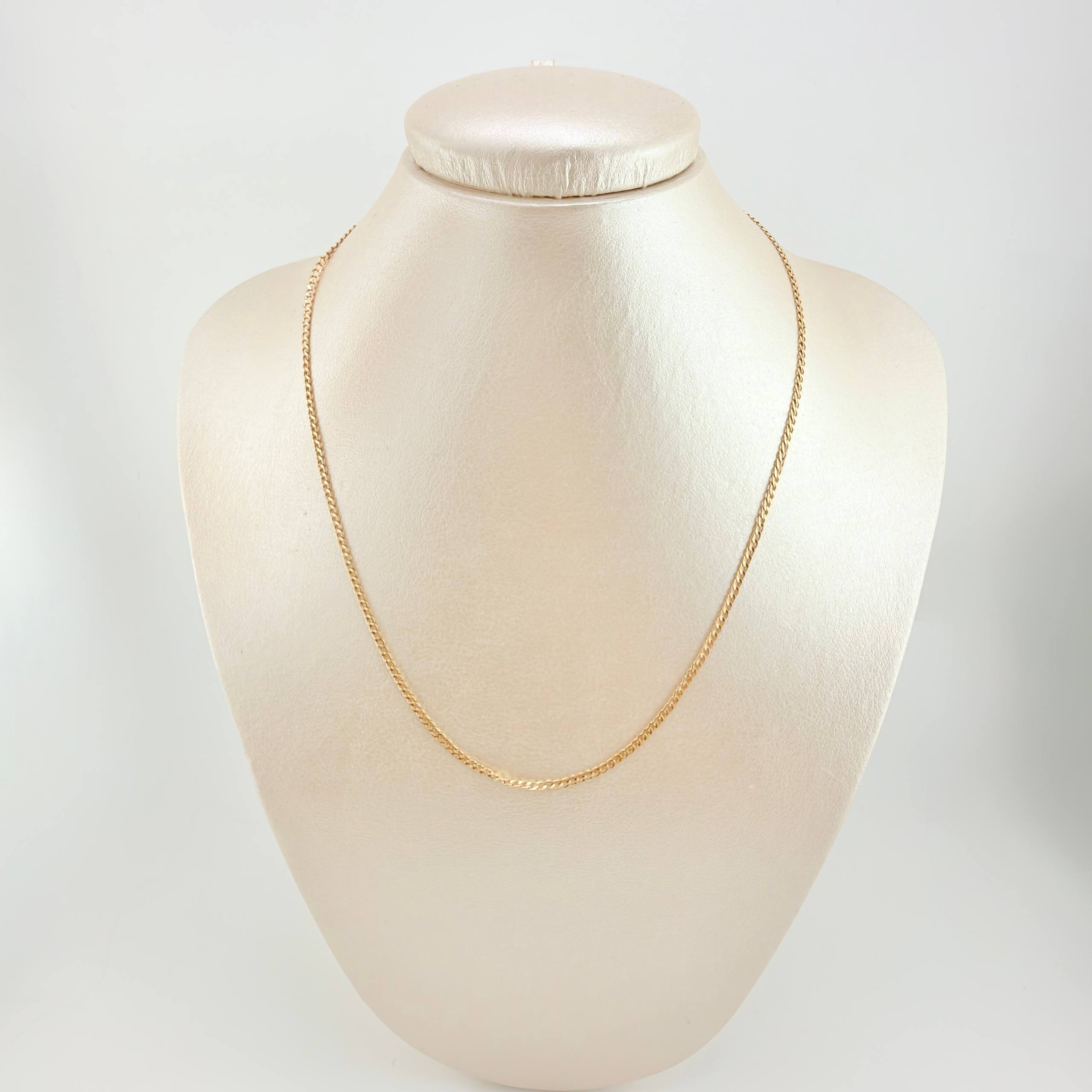 Cadena Cubana 1.6gr / 45cm / 2mm Oro Rosa +1 18K ©