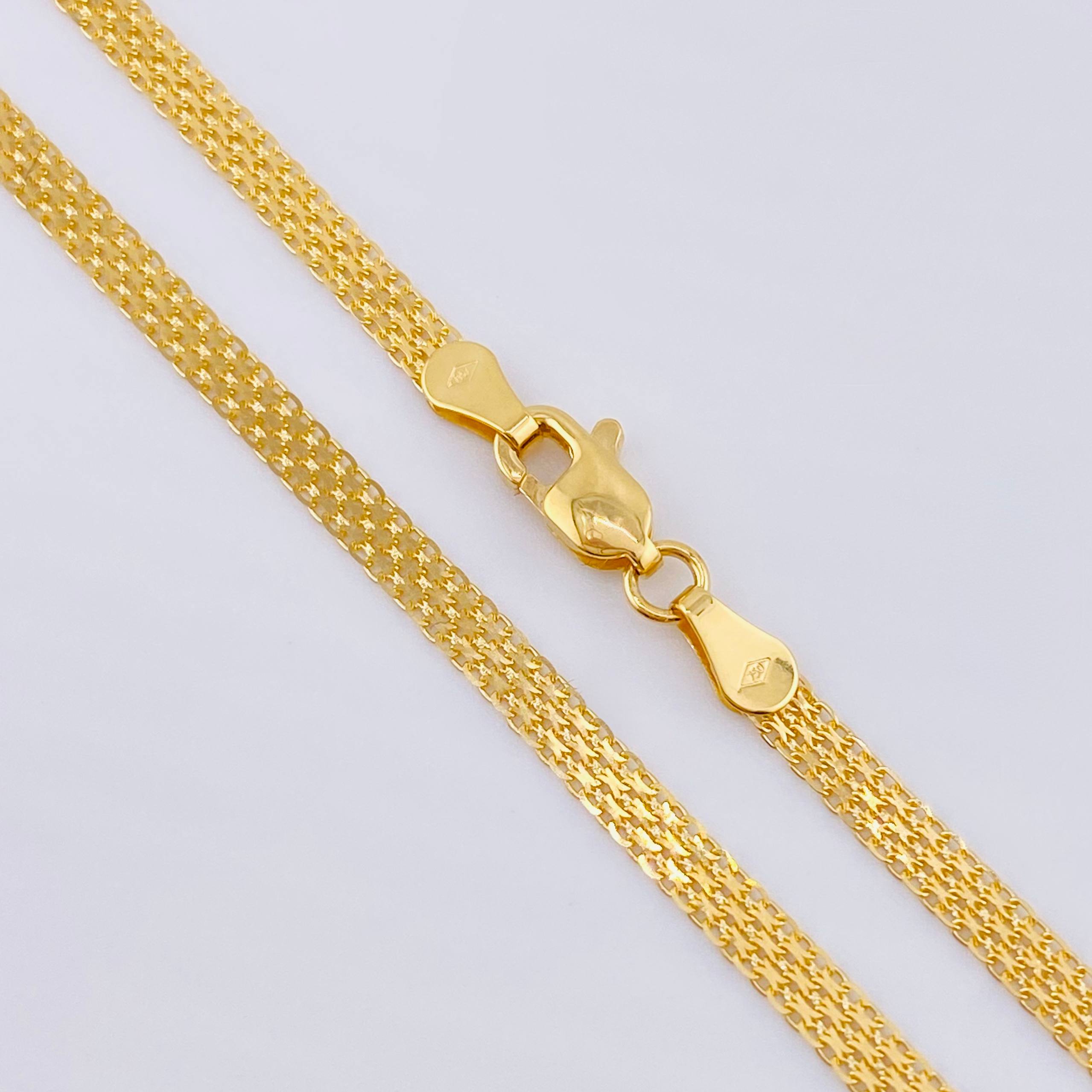 Cadena China 8.6gr / 45cm / 3.7mm Oro Amarillo +1 18K *