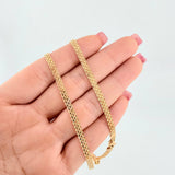 Cadena China 8.6gr / 45cm / 3.7mm Oro Amarillo +1 18K ©